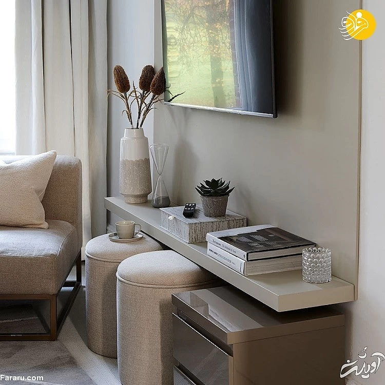 مرکز رسانه ای خود را بسازید ایده هایی ساده برای چیدمان اتاق های پذیرایی کوچک